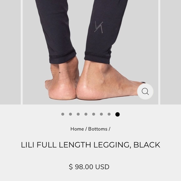 NWOT Vie Active 7/8 Black Legging - Picture 4 of 9